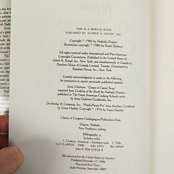 New Southern Cooking Nathalie Dupree Vintage Cookbook Local Ethnic Recipes - Picture 3 of 10